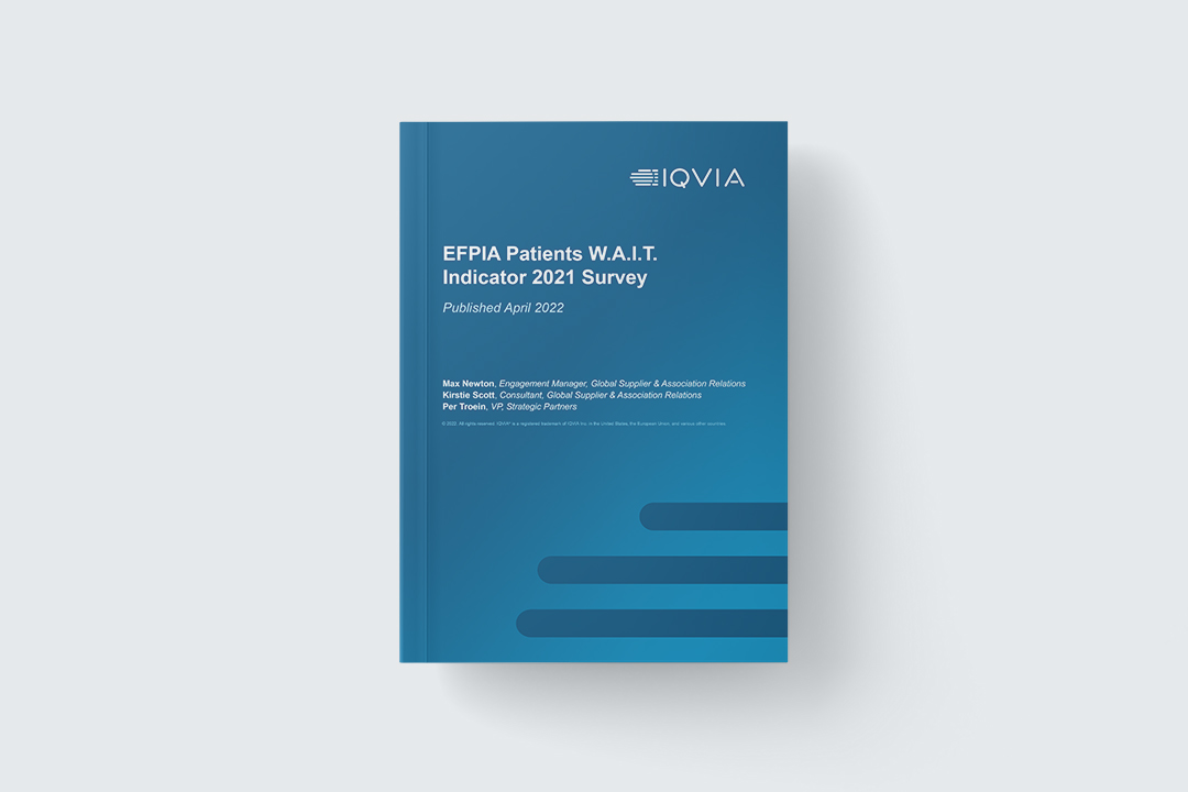 EFPIA Patients W.A.I.T. Indicator 2021 Survey