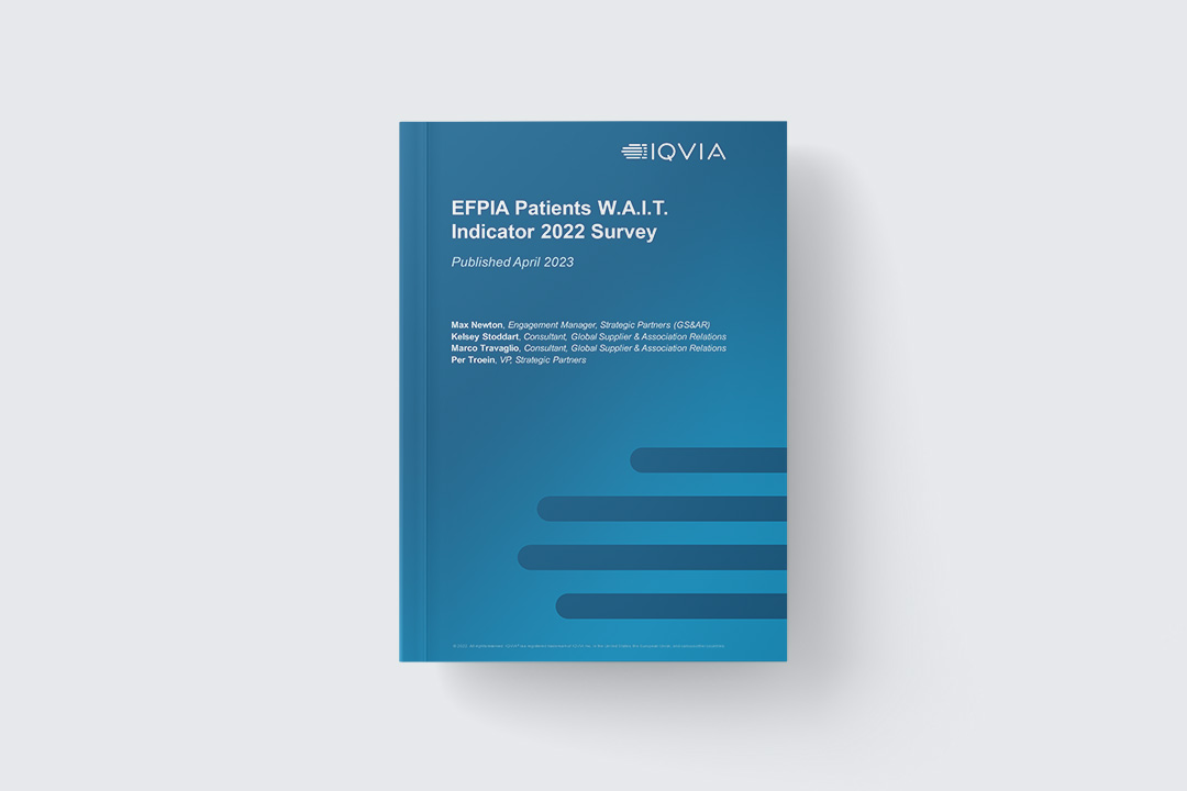 EFPIA Patients W.A.I.T. Indicator 2022 Survey